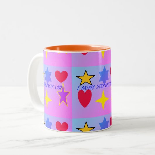 Ich bleibe bei der Tasse der Liebe (Vorderseite Links)