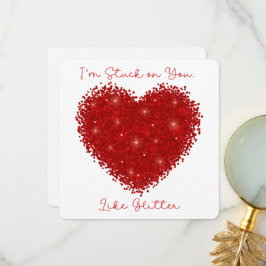 Ich bleibe bei Ihnen - Valentinstag Card Dankeskarte