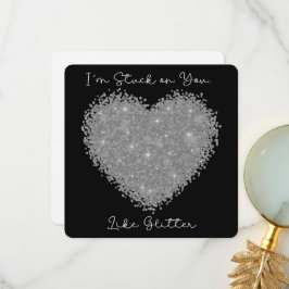 Ich bleibe bei Ihnen - Valentinstag Card Dankeskarte