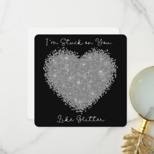 Ich bleibe bei Ihnen - Valentinstag Card Dankeskarte