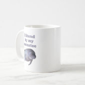Ich bleibe bei meinem Manatea Kaffeetasse (Vorderseite Links)