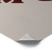 Ich bleibe bei Muffin Poster (Ecke)