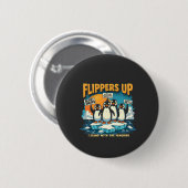 Ich bleibe bei Pinguinen Button (Vorne & Hinten)