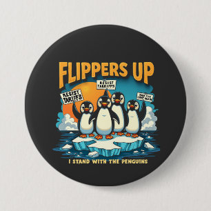 Ich bleibe bei Pinguinen Button