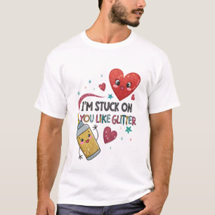 Ich bleibe dir wie Glitzer fest T-Shirt