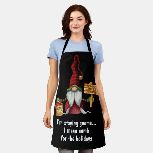 Ich Bleibe Gnome... Ich Gemeine Nummer für die Fer Schürze (Getragen)