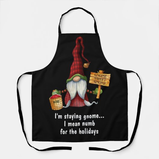 Ich Bleibe Gnome... Ich Gemeine Nummer für die Fer Schürze (Vorderseite)