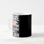 Ich bleibe im Van Funny Phasmophobia Gamer Ich Kaffeetasse (Vorderseite Links)