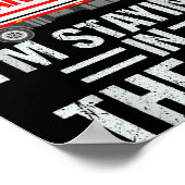 Ich bleibe im Van Funny Phasmophobia Gamer Ich Poster (Ecke)
