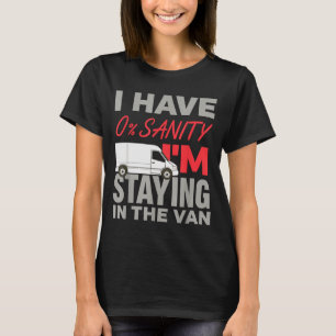 Ich bleibe im Van Funny Phasmophobia Männer Frauen T-Shirt