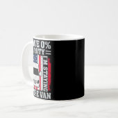 Ich bleibe im Van Phasmophobia Lustiger Mann Fraue Kaffeetasse (Vorderseite Links)