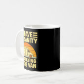 Ich bleibe im Van Vintage Phasmophobia Mann Kaffeetasse (Vorderseite Links)