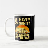 Ich bleibe im Van Vintage Phasmophobia Mann Kaffeetasse (Links)