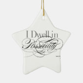 Ich bleibe in der Möglichkeit - Emily Keramikornament (Rechts)