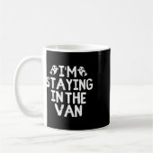 Ich Bleibe in der Van - Ghost Jagdfahndung Kaffeetasse (Links)