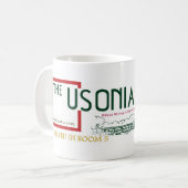 Ich bleibe in Raum 5 - Tasse (Vorderseite Links)