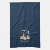 Ich Bleibe lieber zu Weihnachten auf Hogwarts Geschirrtuch (Vertikal)