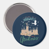 Ich Bleibe lieber zu Weihnachten auf Hogwarts Magnet (Vorderseite/Rückseite)