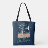 Ich Bleibe lieber zu Weihnachten auf Hogwarts Tasche (Rückseite)