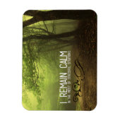 "Ich bleibe ruhig" Motivation Affirmation Flexibel Magnet (Vertikal)