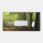 "Ich bleibe ruhig" Motivation Affirmation Schreibtischunterlage (Tastatur & Maus)