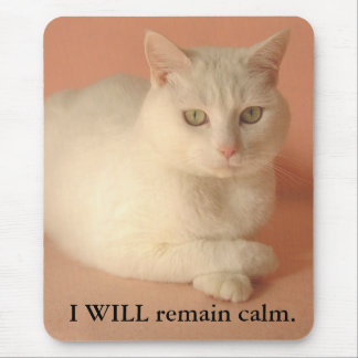 ICH bleibe ruhig Mousepad