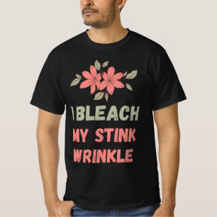 Ich bleiche meine Stinkfalte T-Shirt