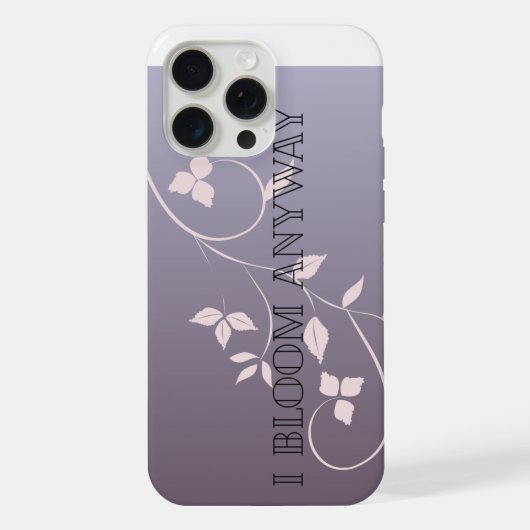 Ich bloom ohnmächtig iPhone hülle (Rückseite)