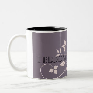 Ich bloom ohnmächtig zweifarbige tasse