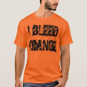 "Ich blute orange" T - Shirt (Vorderseite)