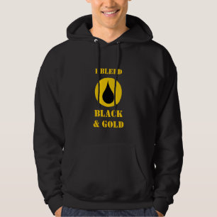 Ich blute schwarz und gold hoodie