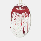 Ich blute Theater 1 Keramik Ornament (Links)