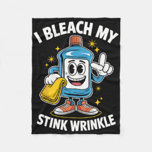 Ich blutete mein stinkfarbenes Shirt Funny Dirty C Fleecedecke
