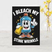 Ich blutete mein stinkfarbenes Shirt Funny Dirty C Karte (Gelbe Blume)