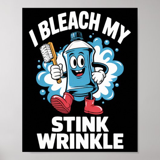 Ich blutete mein stinkfarbenes Shirt Funny Dirty C Poster (Vorne)