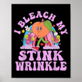 Ich blutete meinen stinkfarbenen Wrinkle Funny Adu Poster (Vorne)
