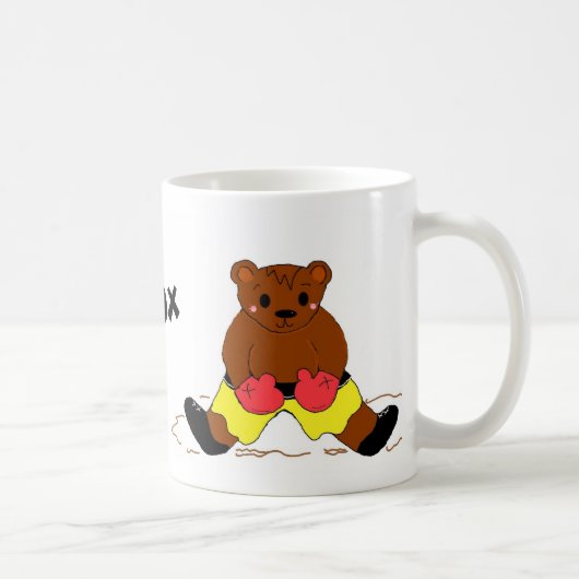 Ich Box - Boxer Bär Kaffeetasse (Rechts)