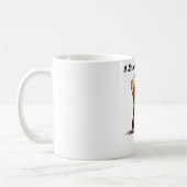 "Ich brachte Kekse mit" bettelnder Corgi Pen & Ink Kaffeetasse (Links)