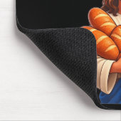 Ich brachte Snacks lustiger Jesus Meme Mousepad (Ecke)
