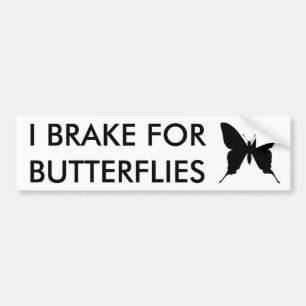 ICH BRAKE FÜR BUTTERFLIS Autoaufkleber