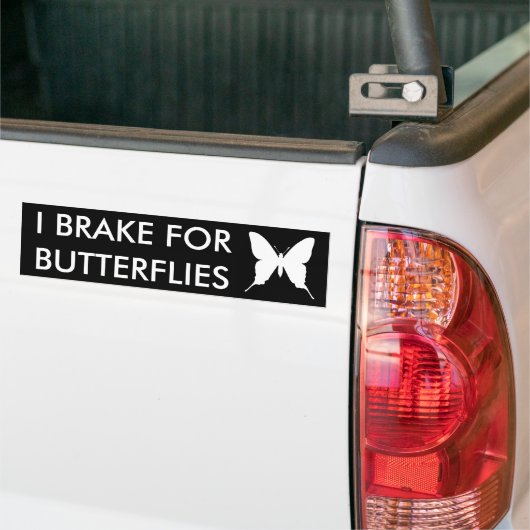 ICH BRAKE FÜR BUTTERFLIS Autoaufkleber (Auf Lkw)