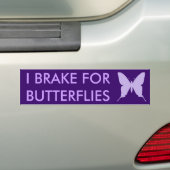 ICH BRAKE FÜR BUTTERFLIS Autoaufkleber (Auf Auto)