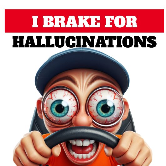 ICH BRAKE FÜR HALLUCINATIONEN AUTOAUFKLEBER