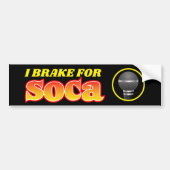ICH BRAKE FÜR SOCA AUTOAUFKLEBER (Vorne)