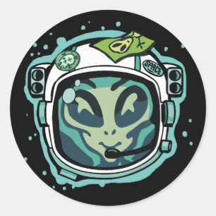 Ich brauche Alien Astronaut Sticker