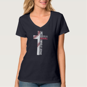 Ich brauche Baseball und Jesus Mama Geschenk Chris T-Shirt