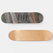 Ich brauche Bäume  Skateboard (Horizontal)