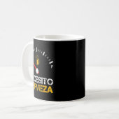 Ich brauche Bier Lustiger Spruch Sagt Spanisches B Kaffeetasse (Vorderseite Links)