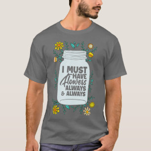 Ich brauche Blumen Lustiger Florist Gärtner T-Shirt