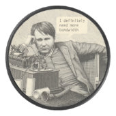 Ich brauche definitiv mehr Bandbreite Eishockey Puck (Vorderseite)